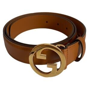 Gucci Blondie 30mm Belt in Tan Leather - Incl. Dustbag